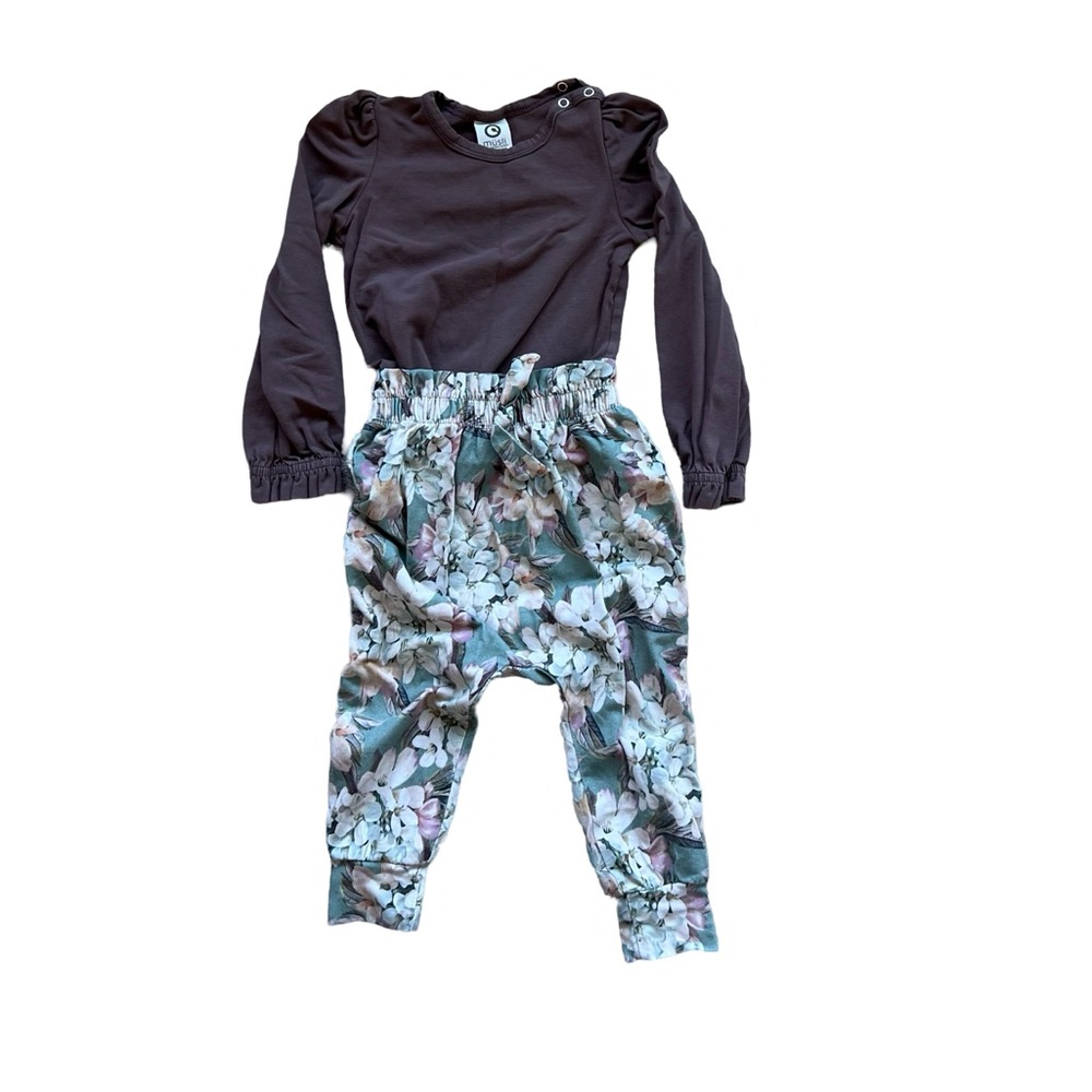 Musli organic cotton pants and shirt